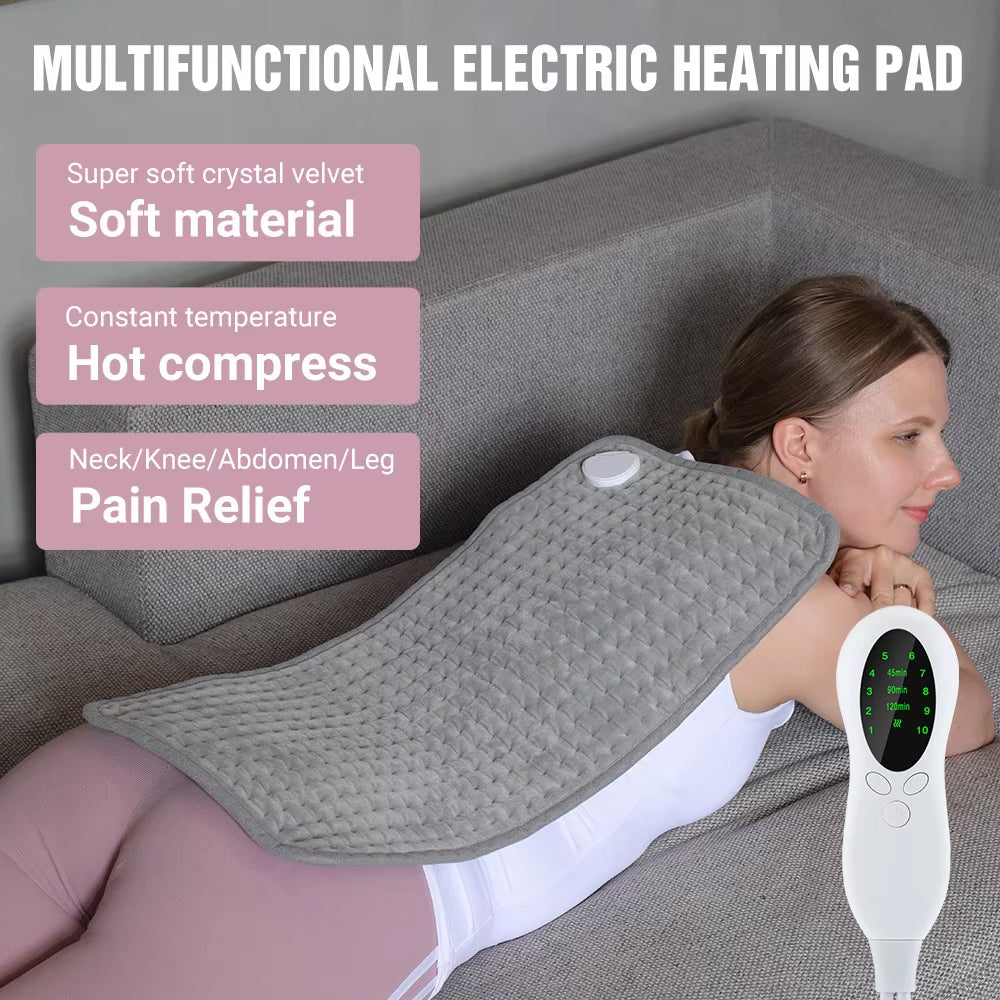 CozBlis Flexible Electric Heating Pad with 10 Heat Levels