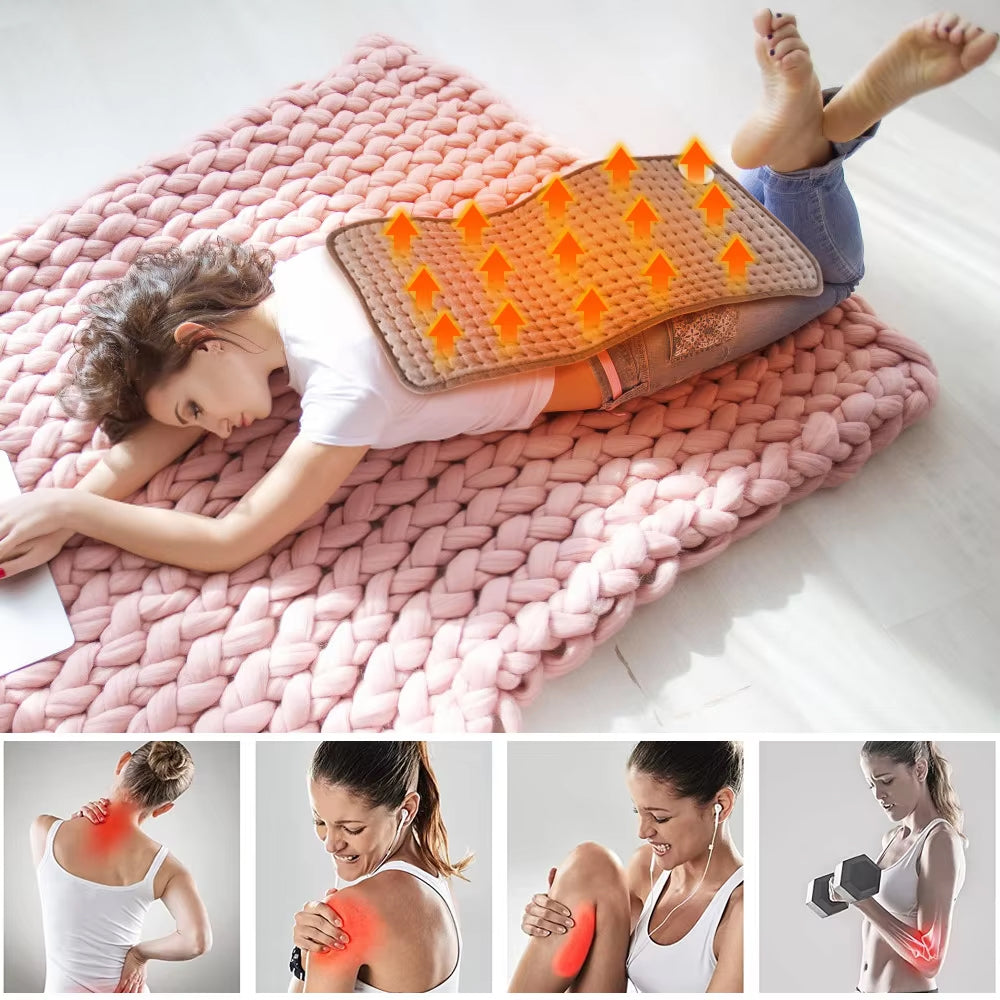 CozBlis Flexible Electric Heating Pad with 10 Heat Levels