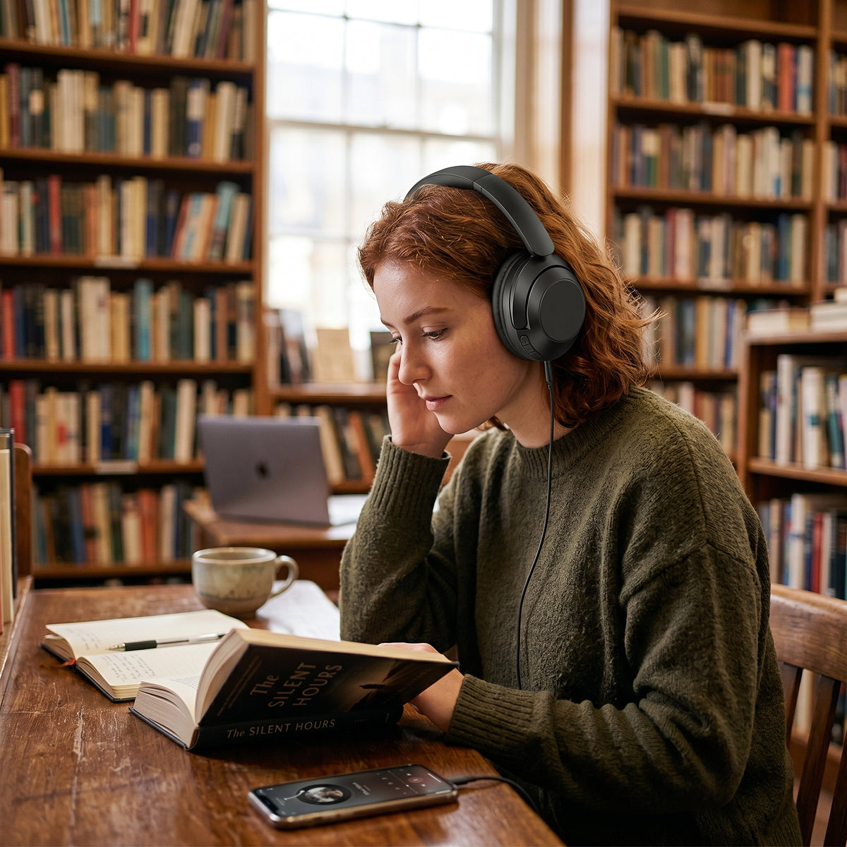 TunexiTV Wireless Bluetooth TV Headphones with Low-Latency Adapter