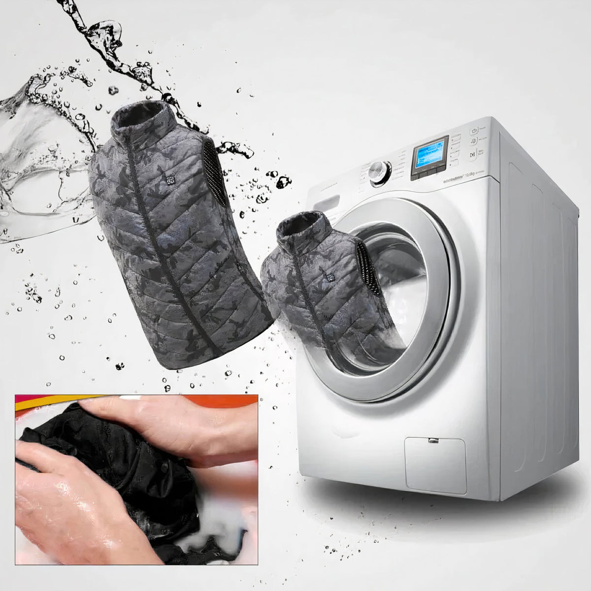 CryoFig Heated Outdoor Vest with 9 Zones and 10,000mAh Battery