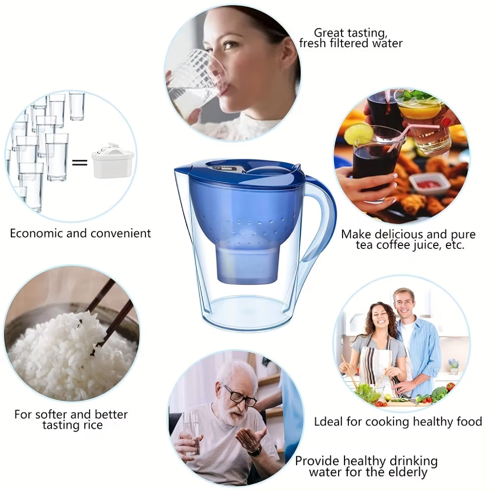 CrysTap 3.5L Water Filter Pitcher