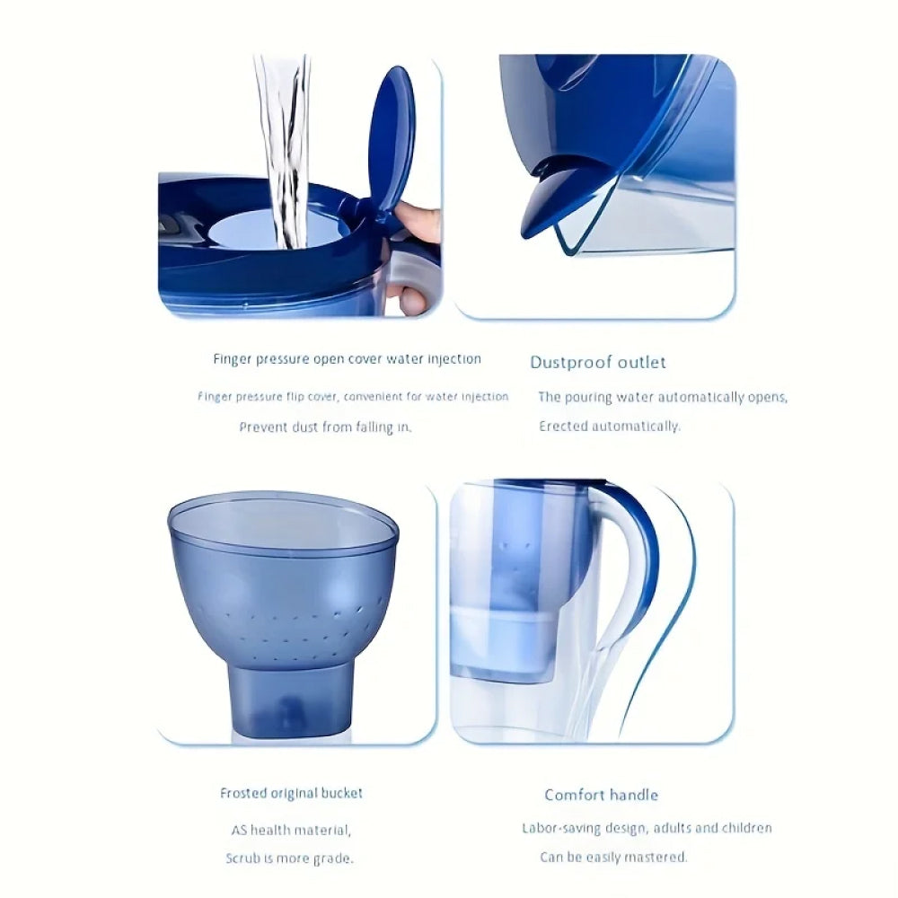 CrysTap 3.5L Water Filter Pitcher