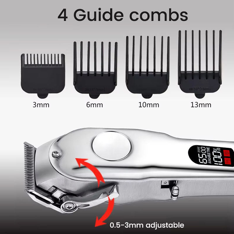 FurClipix Pro All-Metal Low Noise Pet Grooming Kit