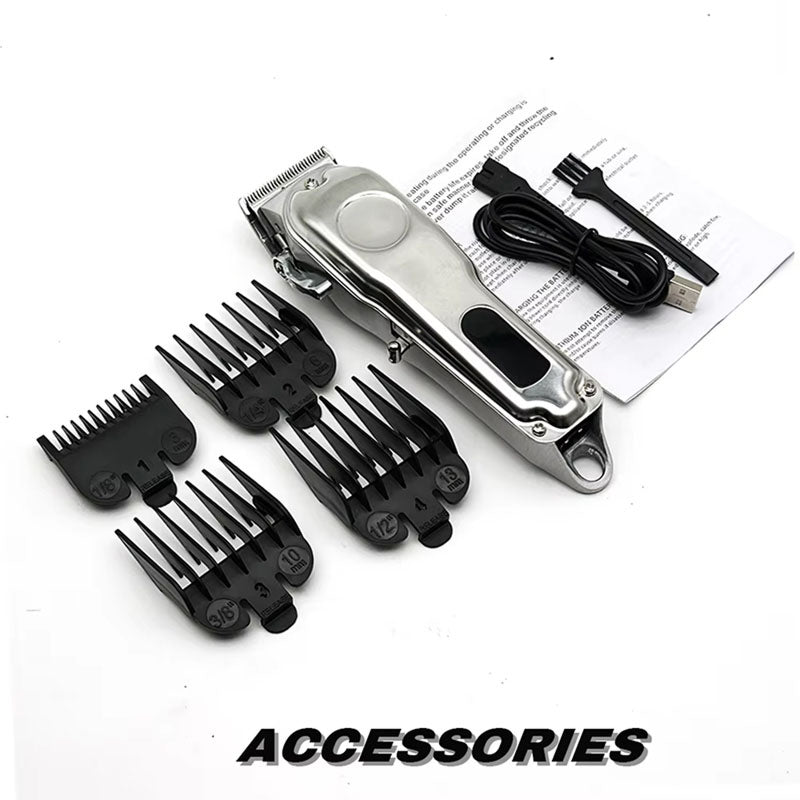 FurClipix Pro All-Metal Low Noise Pet Grooming Kit