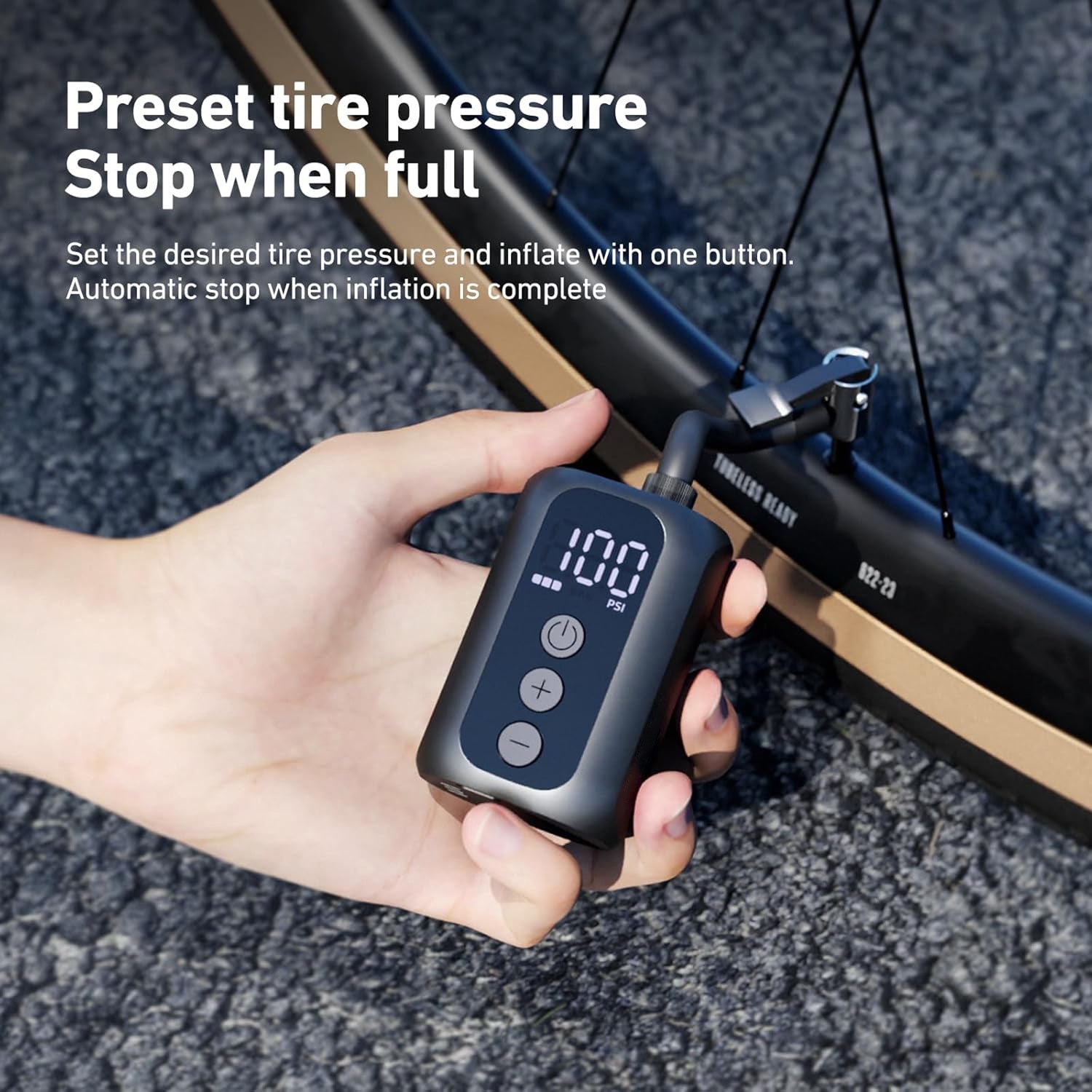 CyclPumpi Electric Bike Pump