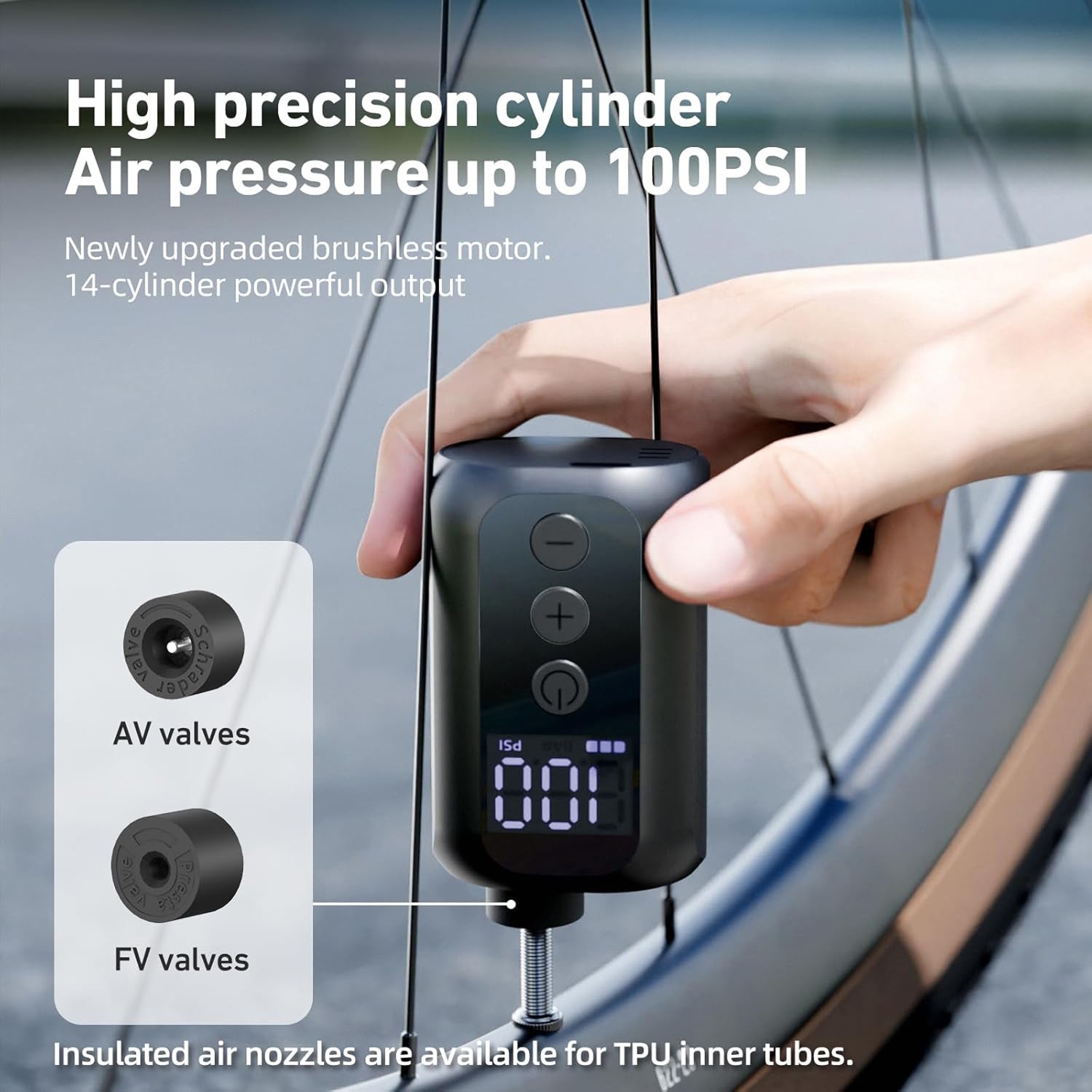 CyclPumpi Electric Bike Pump