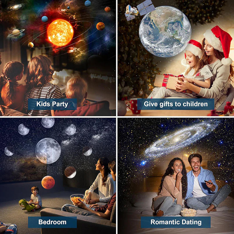 ObseVersy 4K HD Galaxy Projector with 13 Space Themes