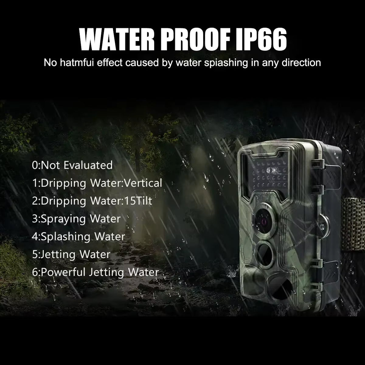 Dark4llow 58MP Trail Hunting Camera with Night Vision & 0.2s Trigger