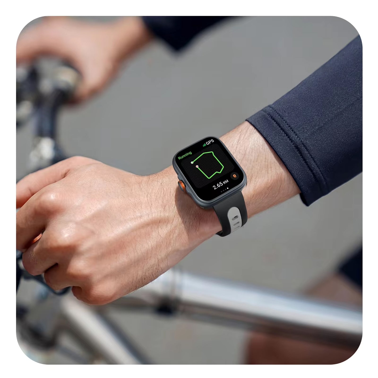 DelpinWat 30M Waterproof Swimming Smartwatch with GNSS