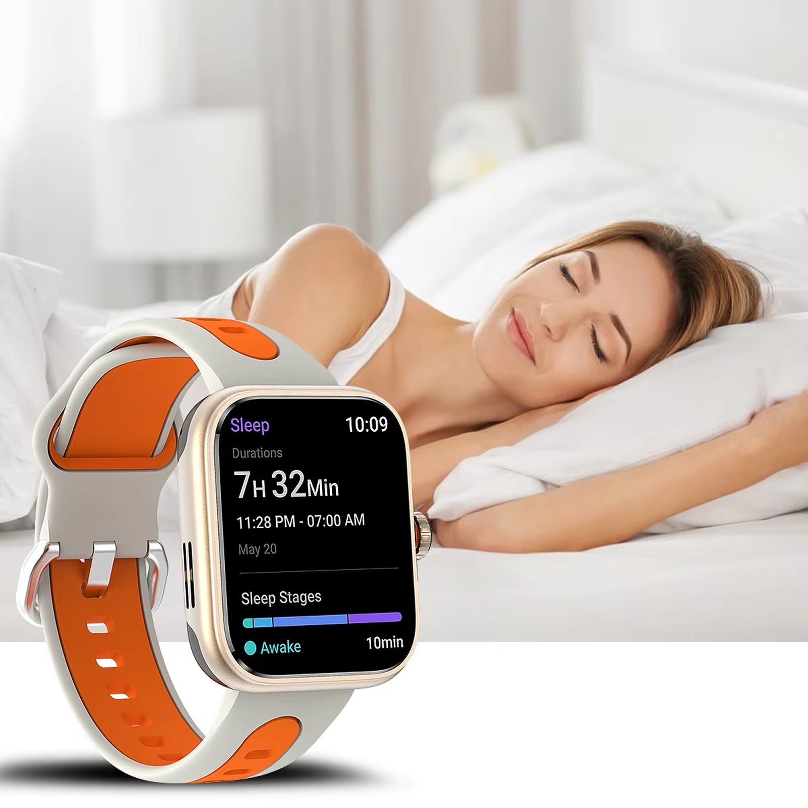 DelpinWat 30M Waterproof Swimming Smartwatch with GNSS