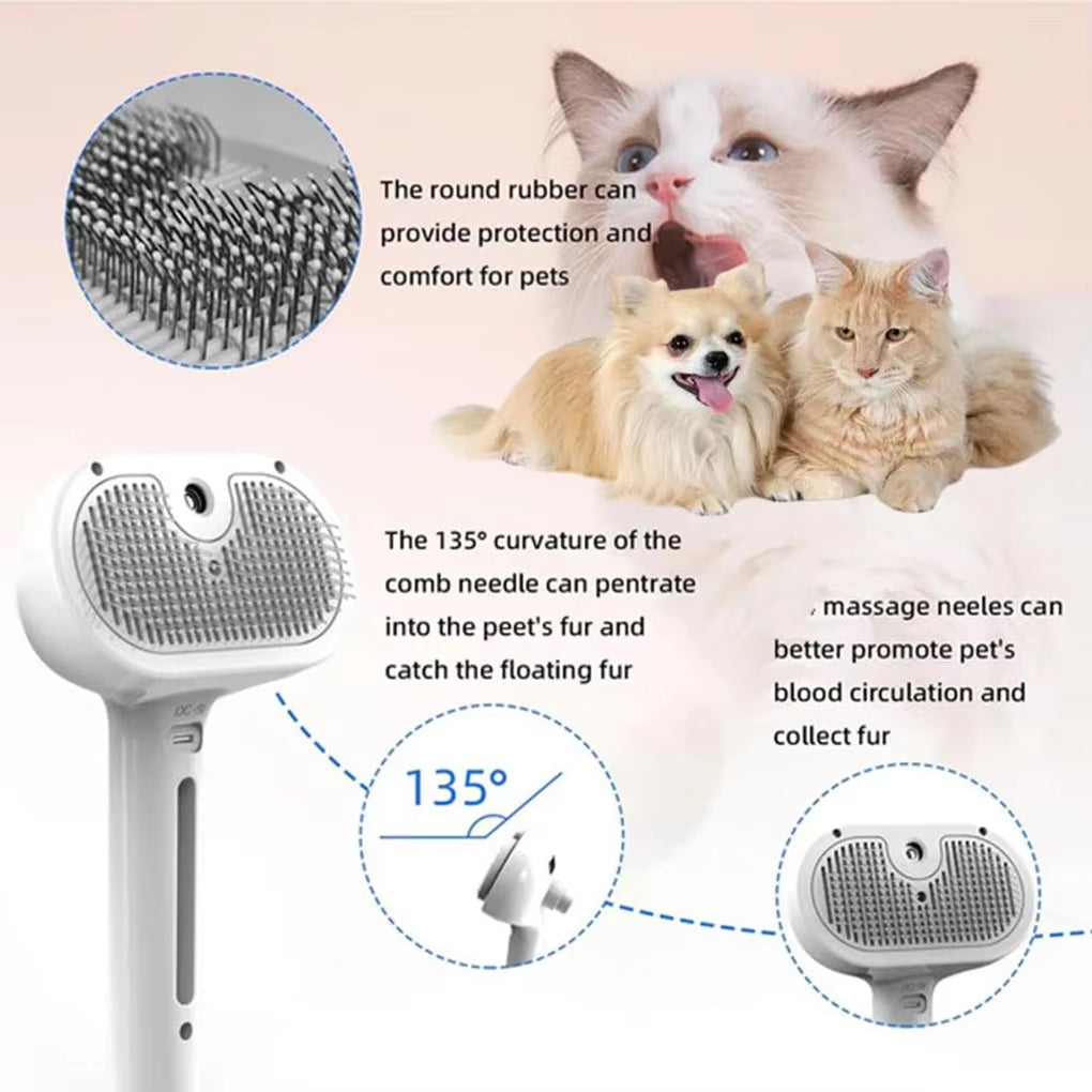 DeshyPup Professional Pet Grooming Brush for Long Hair