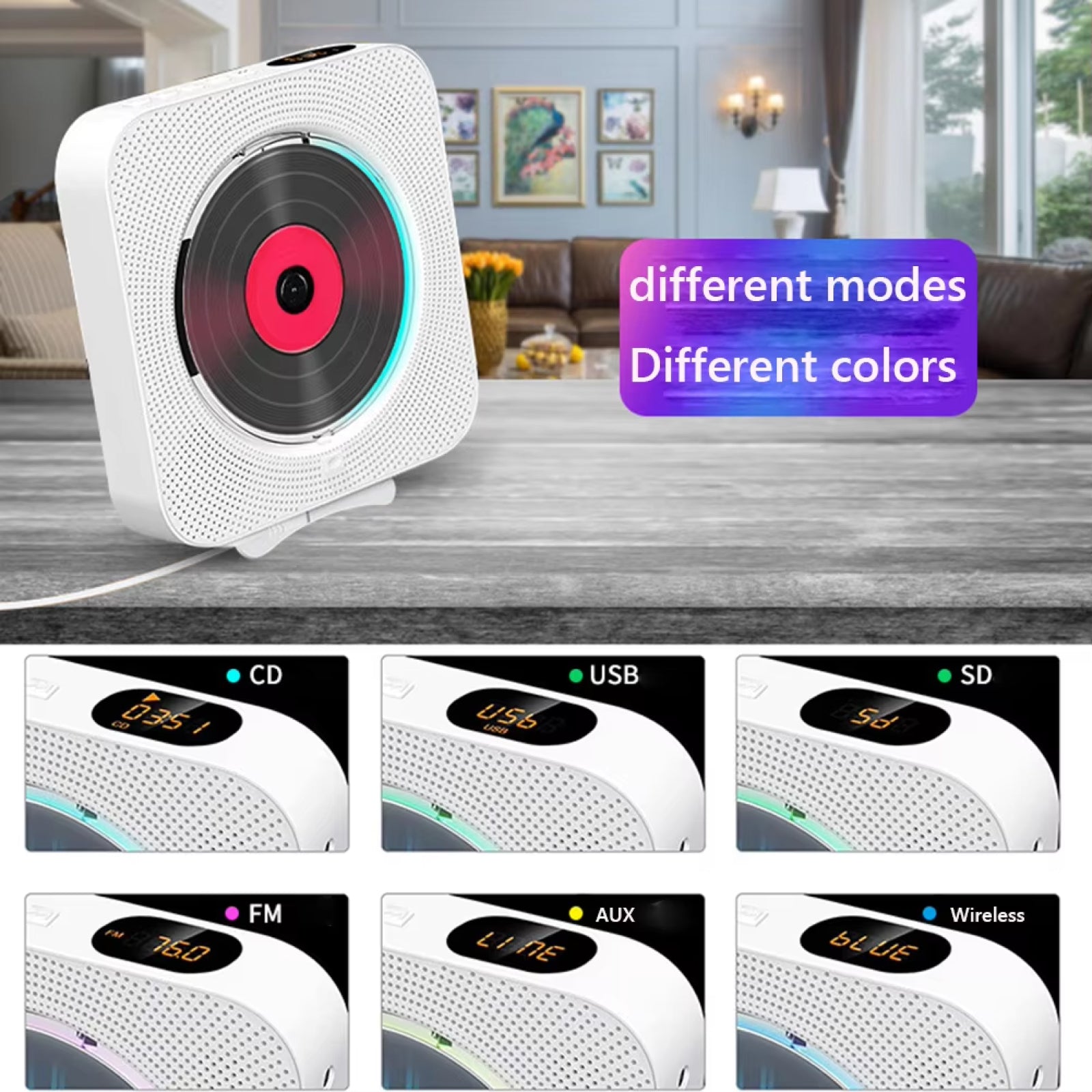 DiscGini Multifunctional CD Player