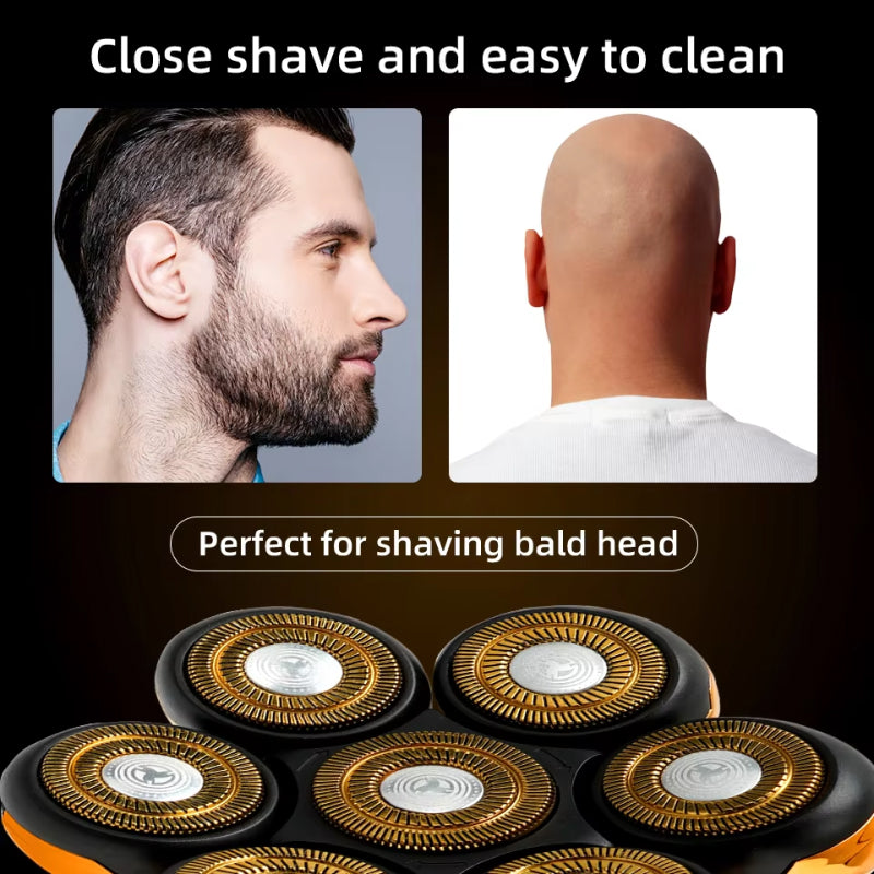 DomeeGlix 5-in-1 7D Bald Head Shaver Grooming Kit