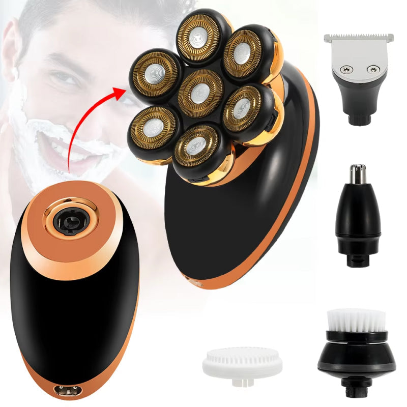 DomeeGlix 5-in-1 7D Bald Head Shaver Grooming Kit