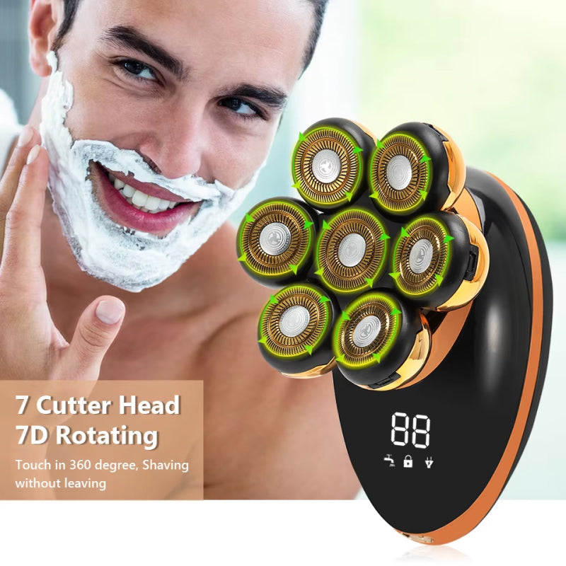 DomeeGlix 5-in-1 7D Bald Head Shaver Grooming Kit