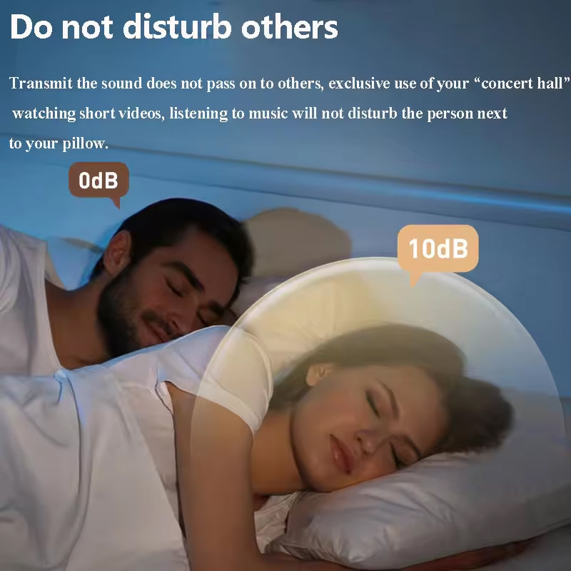 DreamyVyx Bone Conduction Pillow Speaker with 11 White Noise Soundscapes