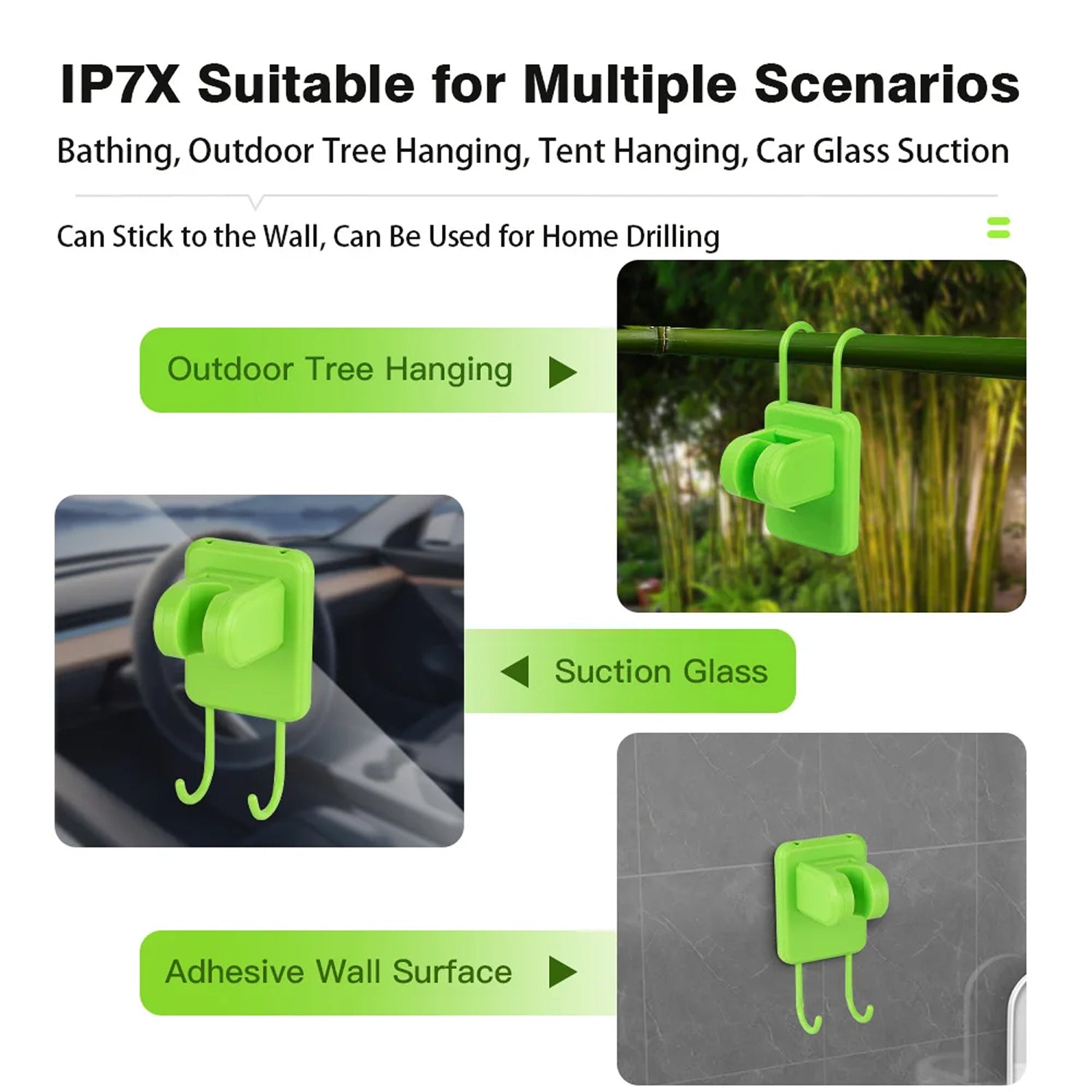 DusaRins Smart Portable Outdoor Shower with Digital Display
