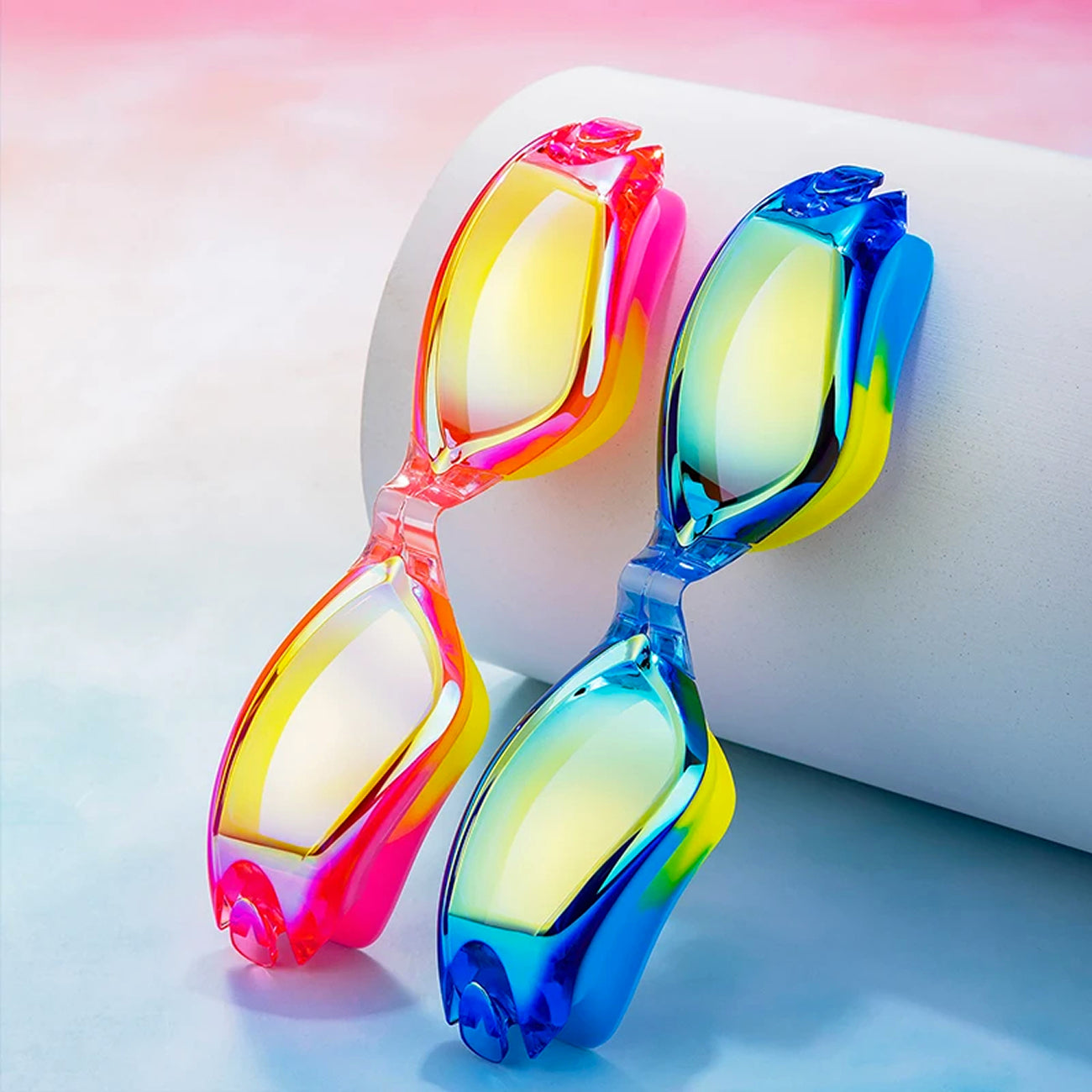 KidSeesal Anti-Fog Kids Swim Goggles with 180° Panoramic View