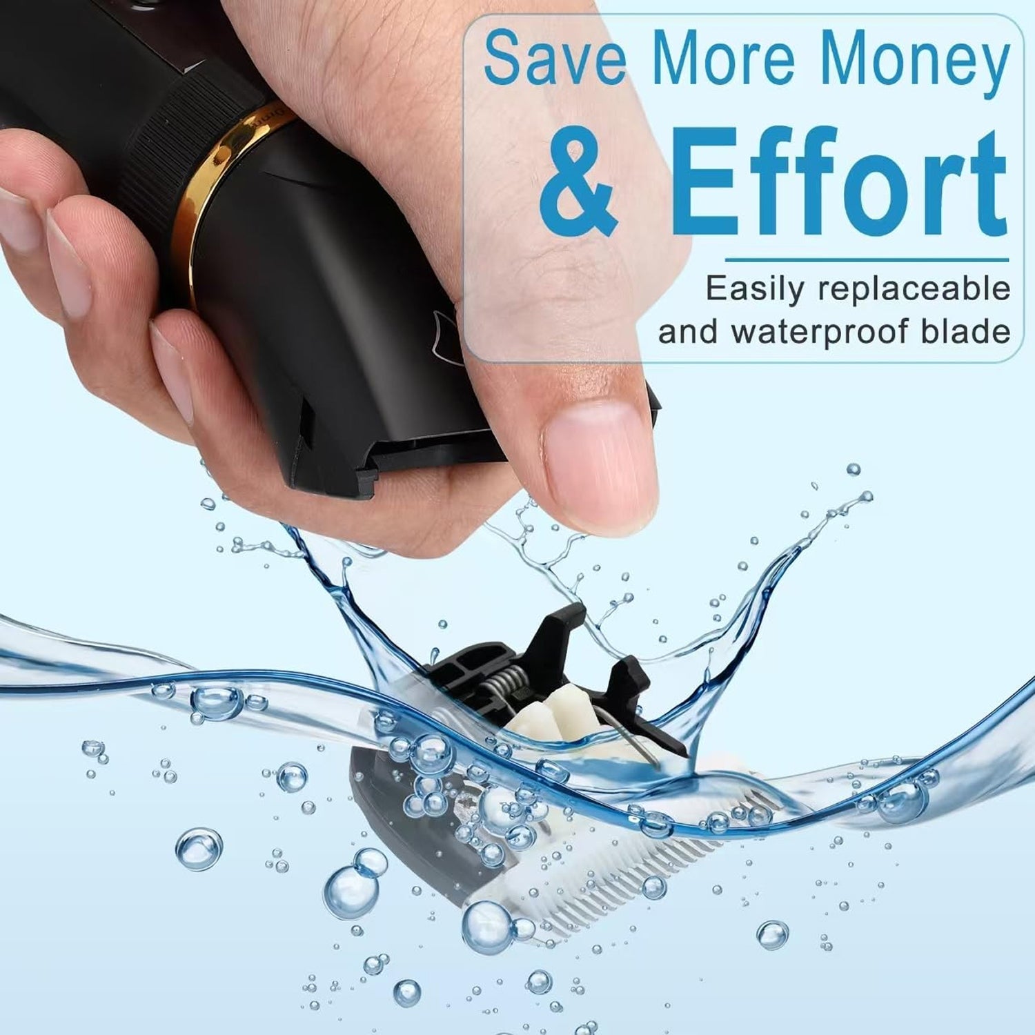 Eanmoda v2 Professional Ultra-Quiet Dog Clippers for Thick Hair