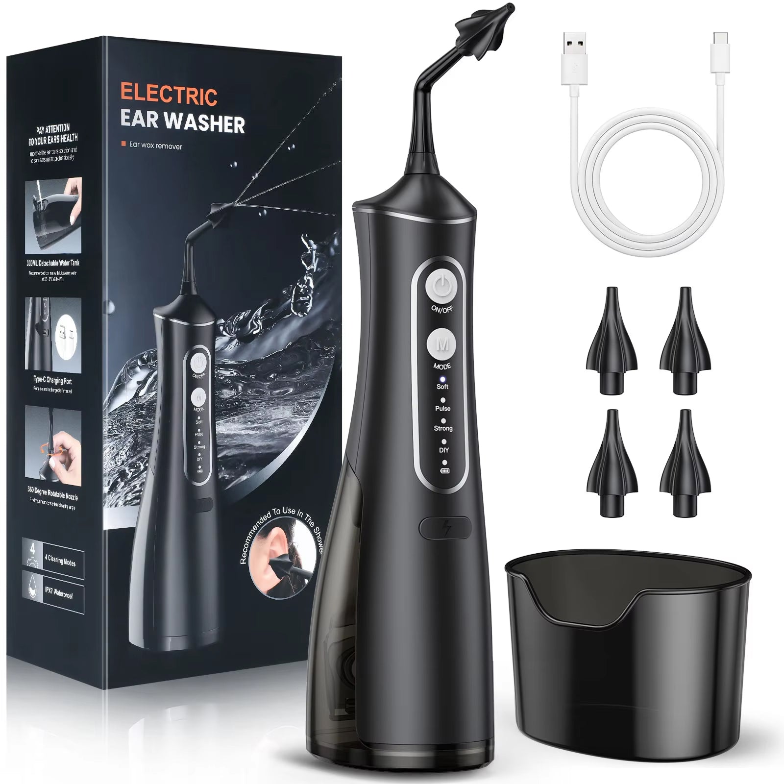 EarmBlis v2 Professional Water Irrigation Ear Wax Cleaner
