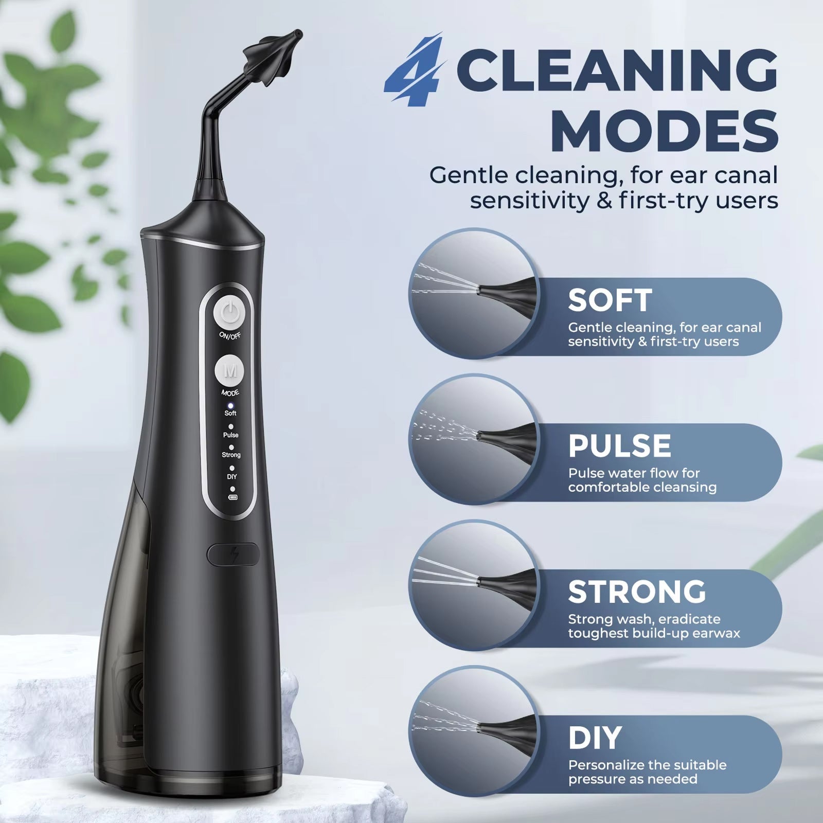 EarmBlis v2 Professional Water Irrigation Ear Wax Cleaner