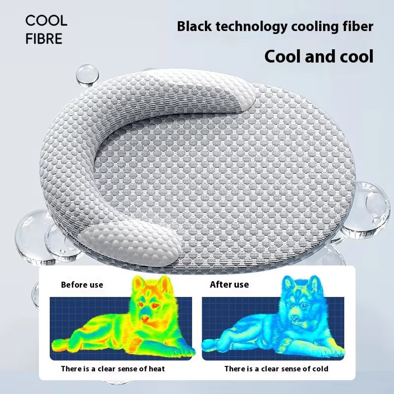 Dog Cooling Mat with Cooling Fiber Technology