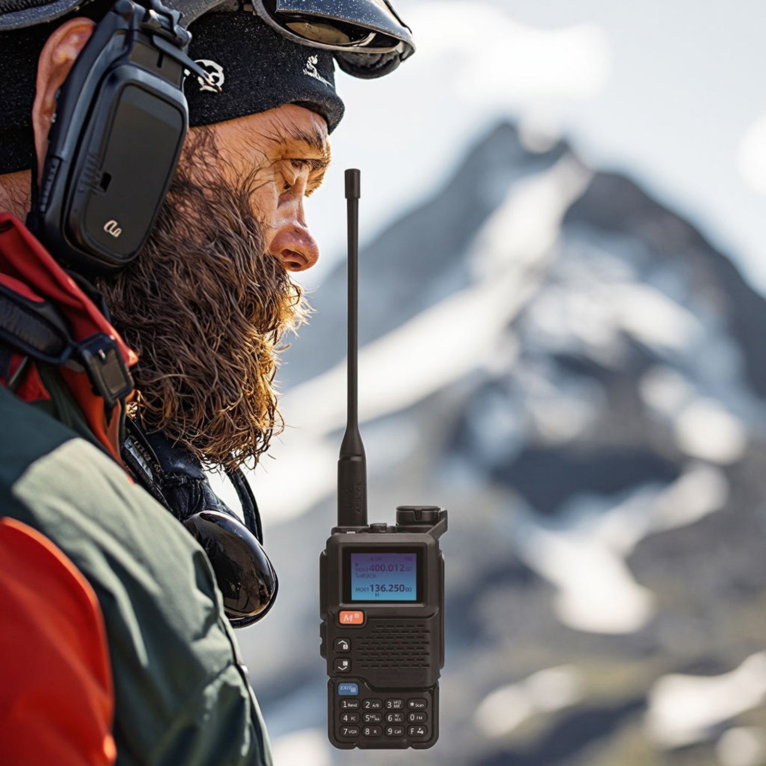 GriRadion Long Range 5W Marine Radio - 3KM Dual-Band VHF/UHF
