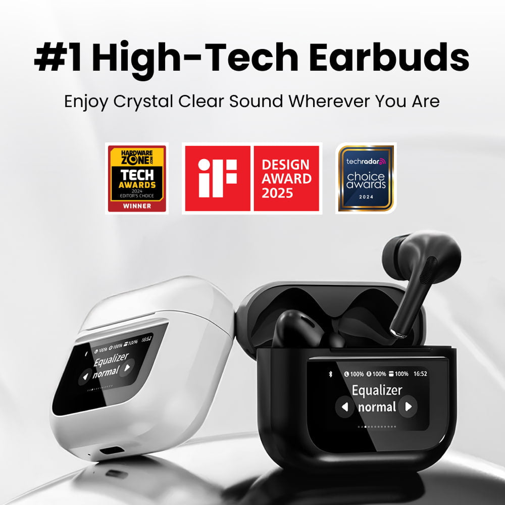 EchoJibud Active Noise Cancelling Budget Wireless Earbuds