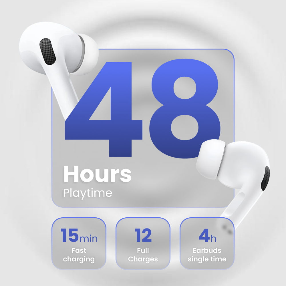 EchoJibud Active Noise Cancelling Budget Wireless Earbuds