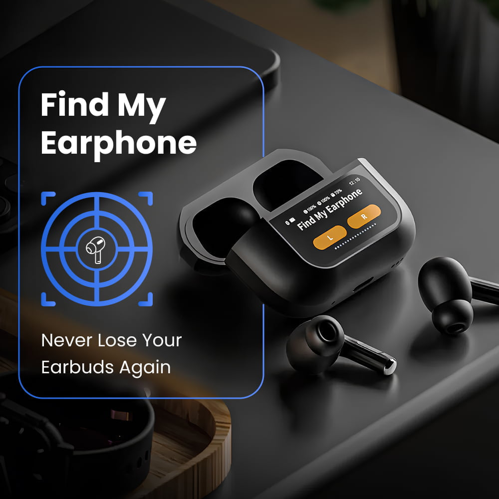 EchoJibud Active Noise Cancelling Budget Wireless Earbuds
