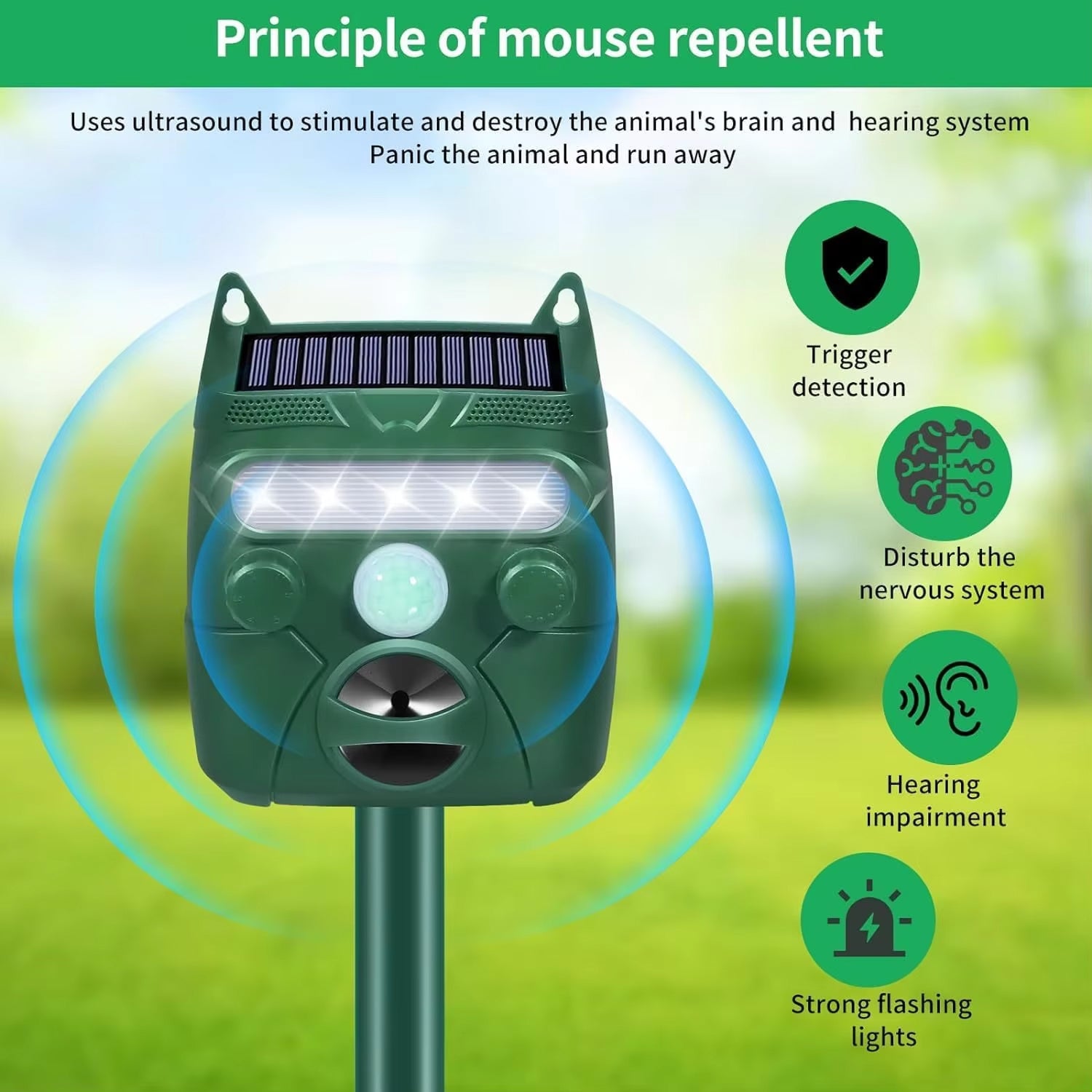 SonVibnex Ultrasonic Animals Repeller