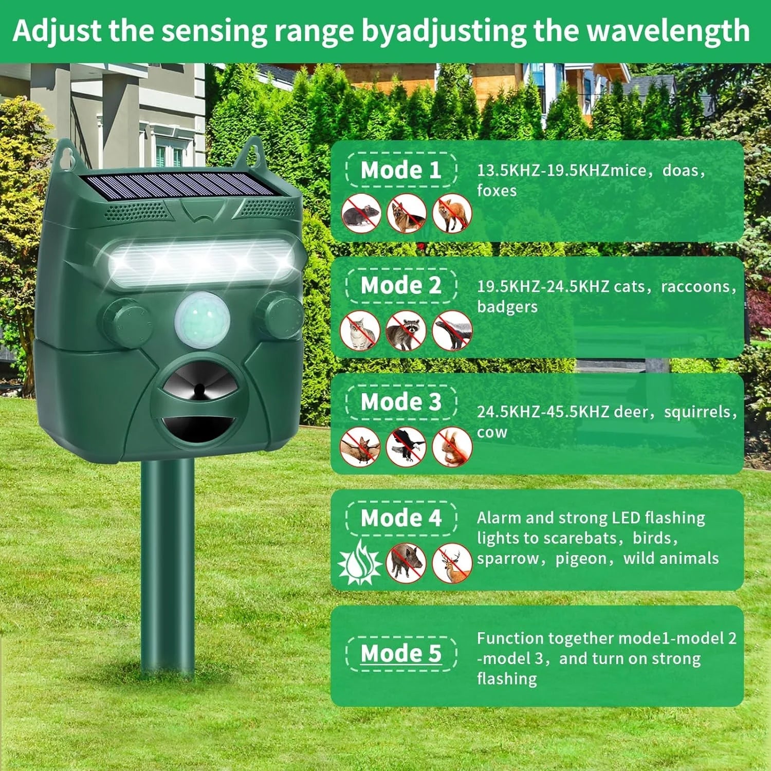SonVibnex Ultrasonic Animals Repeller
