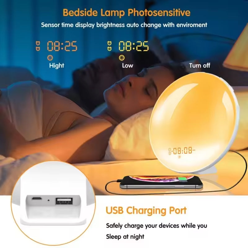 EosNiva Sunrise Alarm Clock | Natural Wake-up Light & Sleep Aid