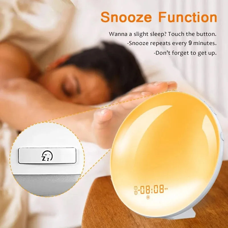 EosNiva Sunrise Alarm Clock | Natural Wake-up Light & Sleep Aid