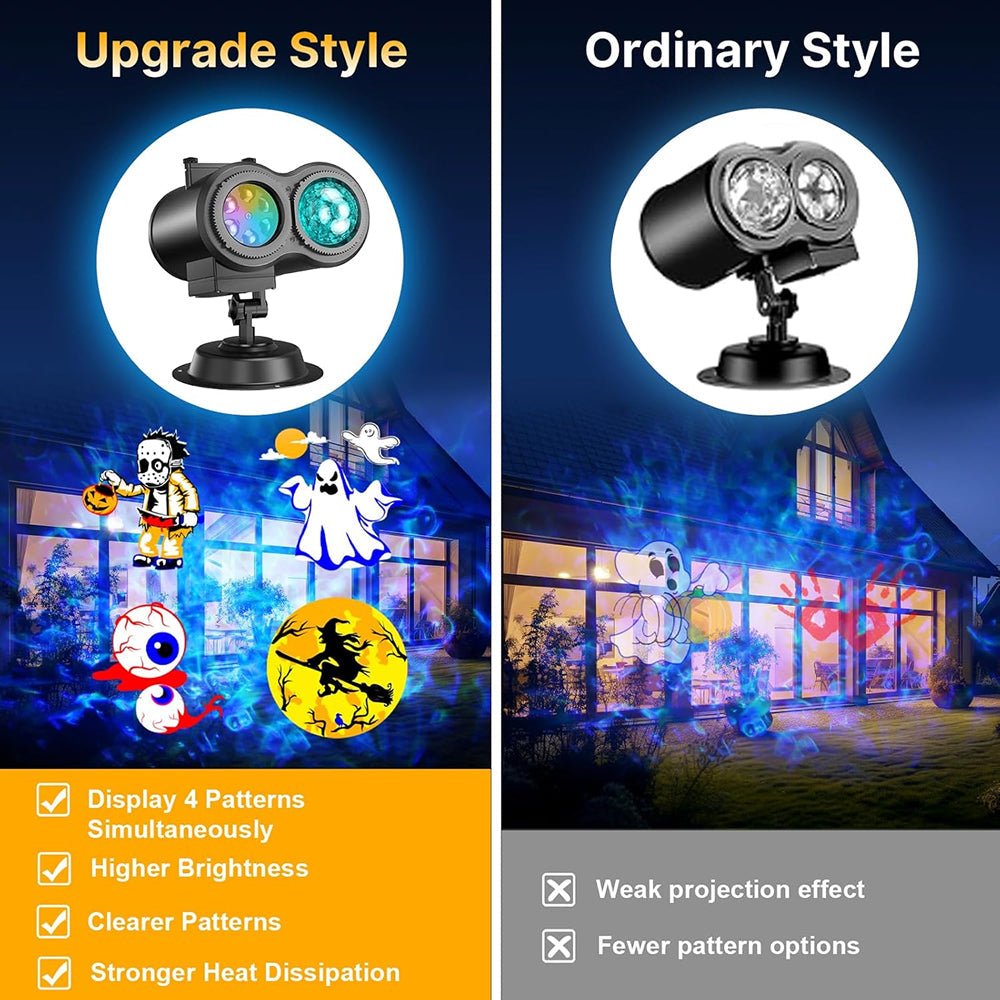 ErieVizo Dual Head Halloween & Holiday Projector Light