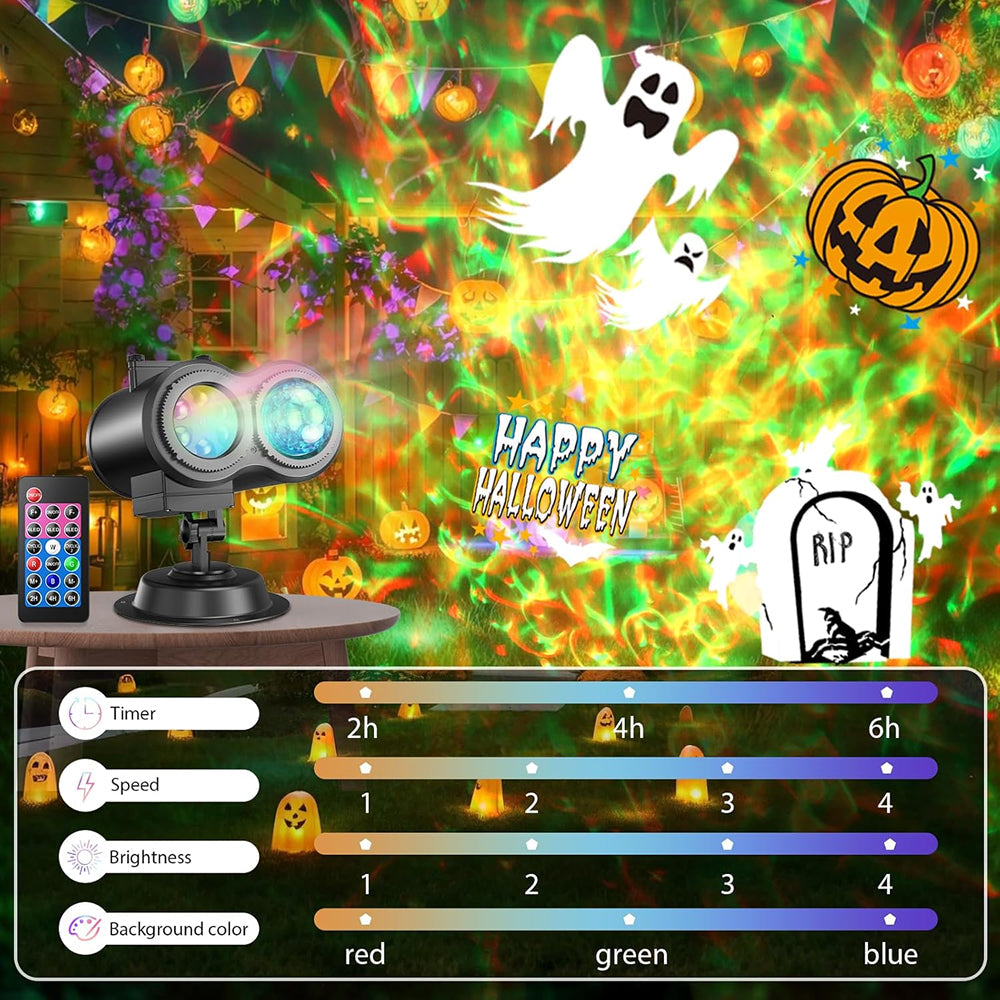 ErieVizo Dual Head Halloween & Holiday Projector Light