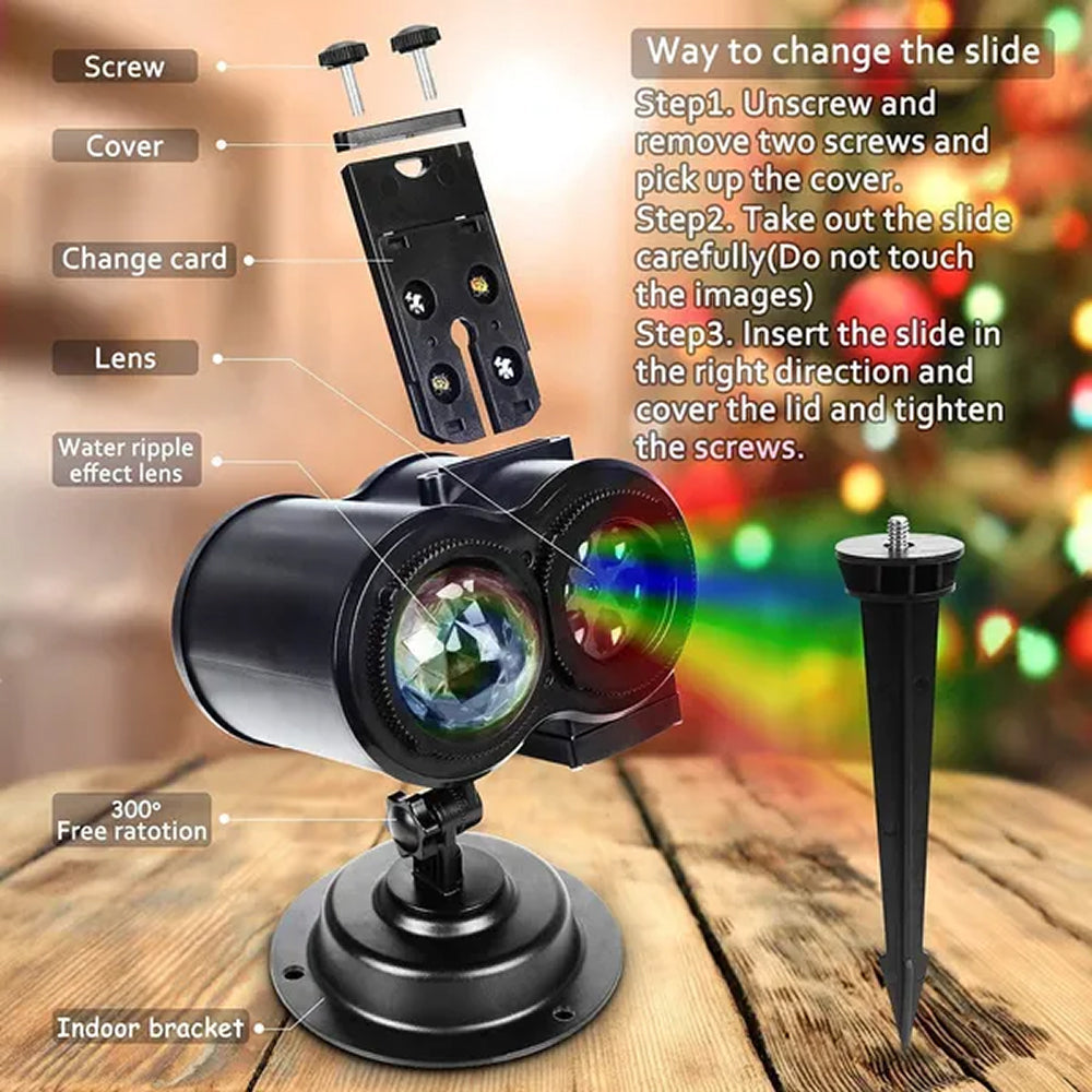 ErieVizo Dual Head Halloween & Holiday Projector Light