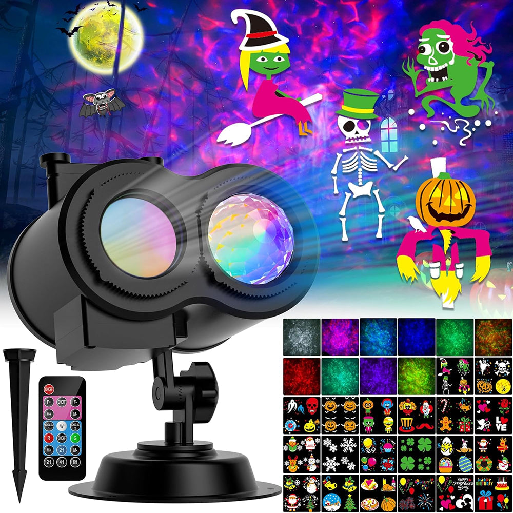 ErieVizo Dual Head Halloween & Holiday Projector Light