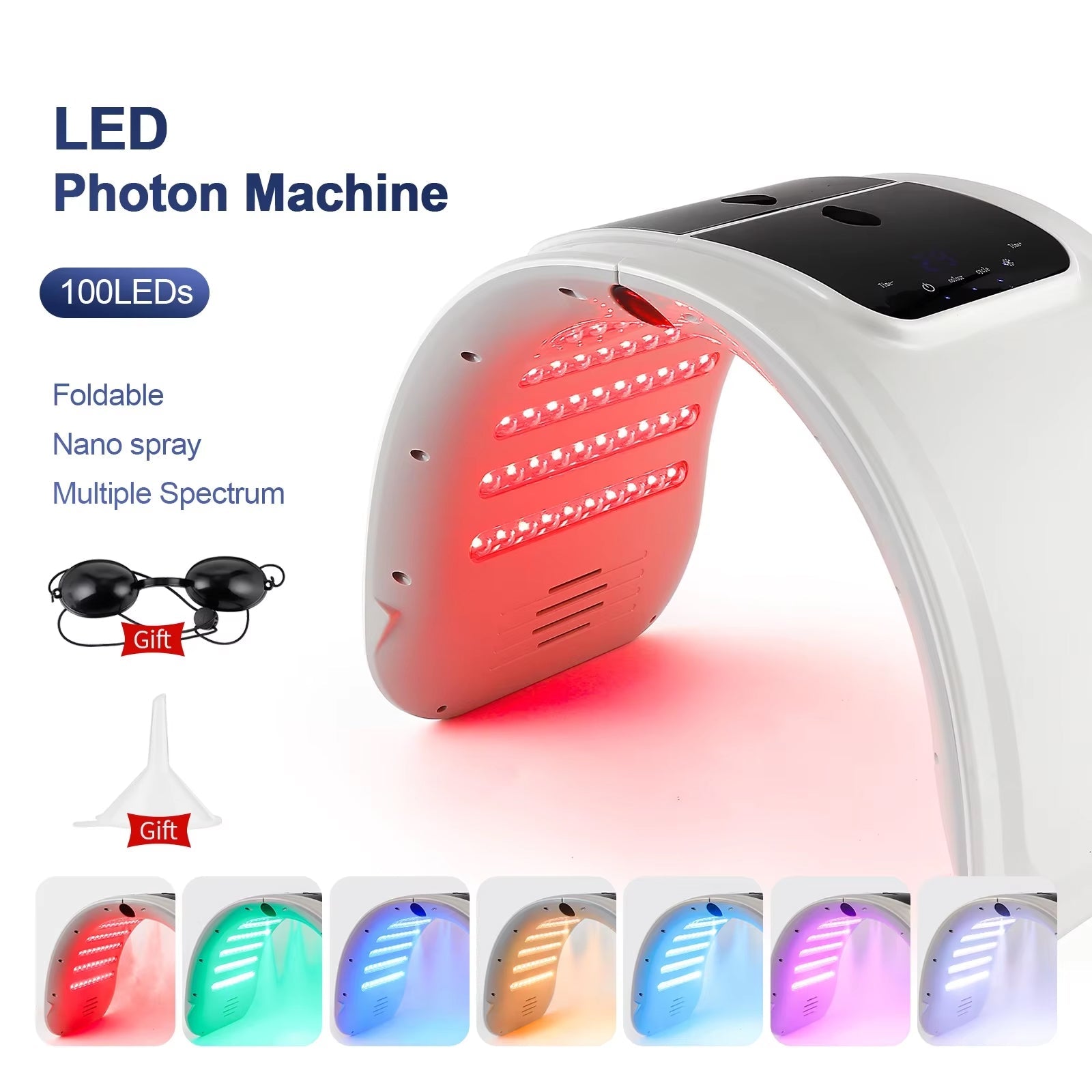 ErynoLux LED Face Mask with Ultrasonic Nano Spray Hydration