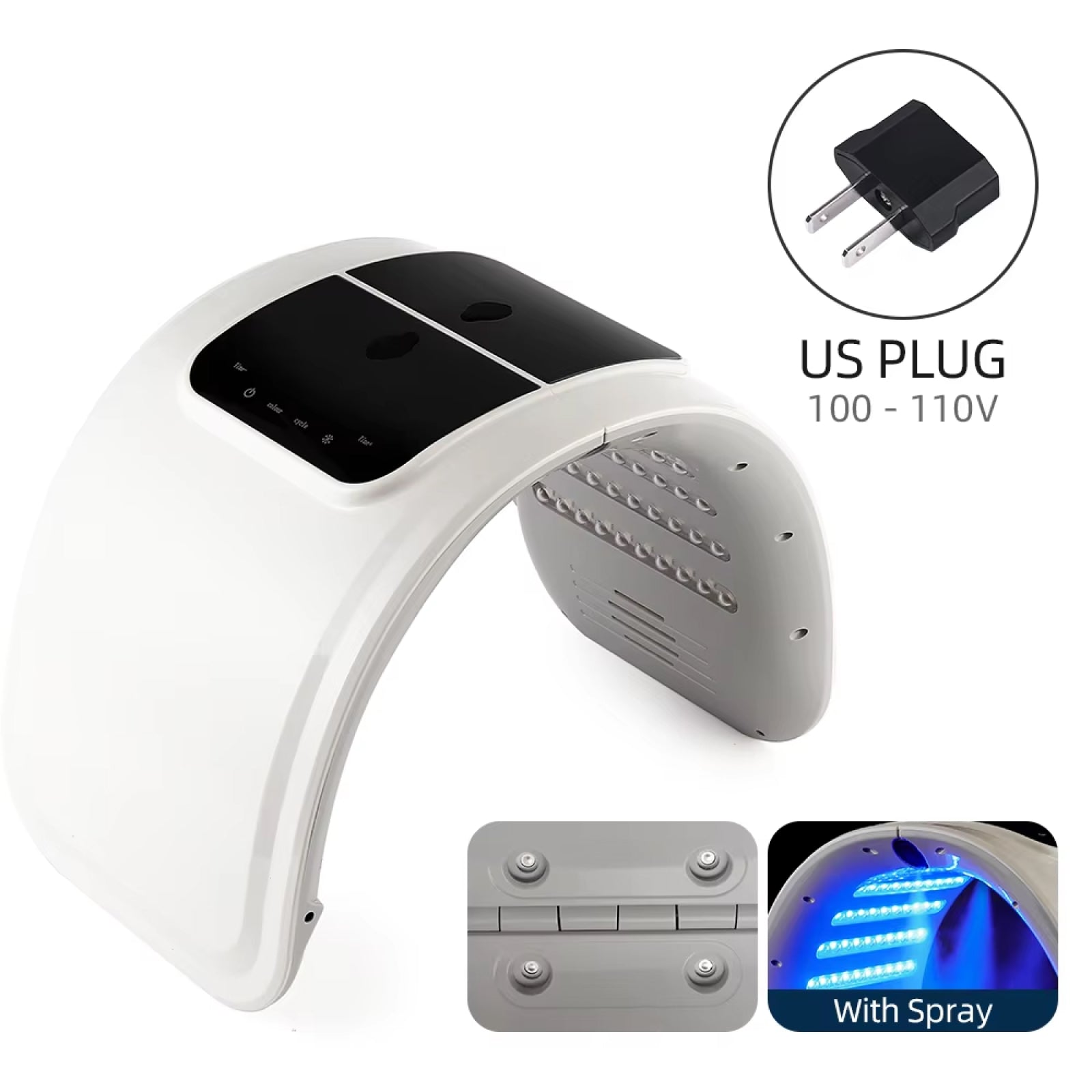 ErynoLux LED Face Mask with Ultrasonic Nano Spray Hydration
