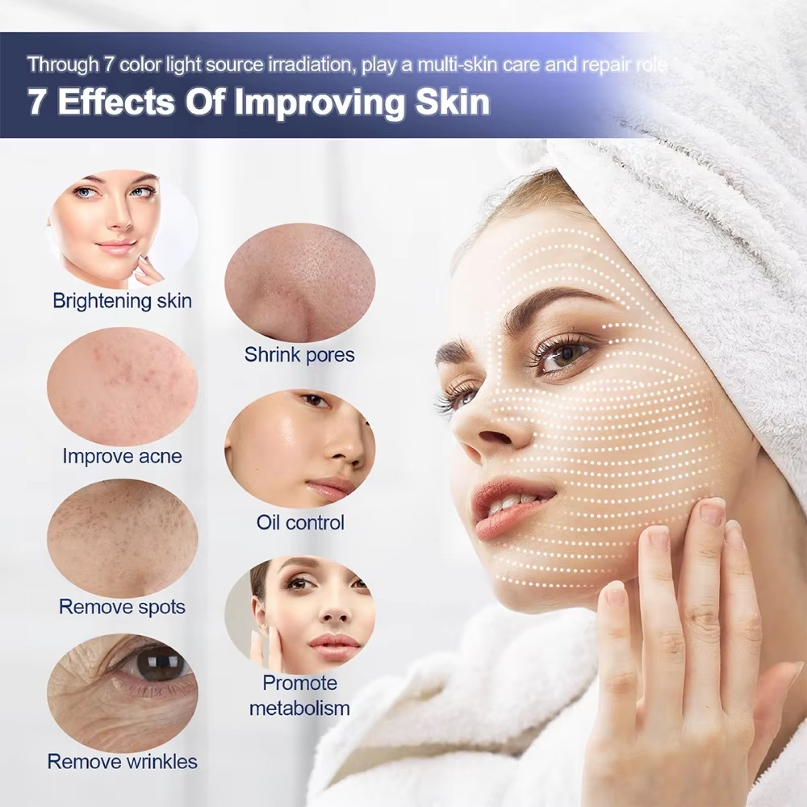 ErynoLux LED Face Mask with Ultrasonic Nano Spray Hydration