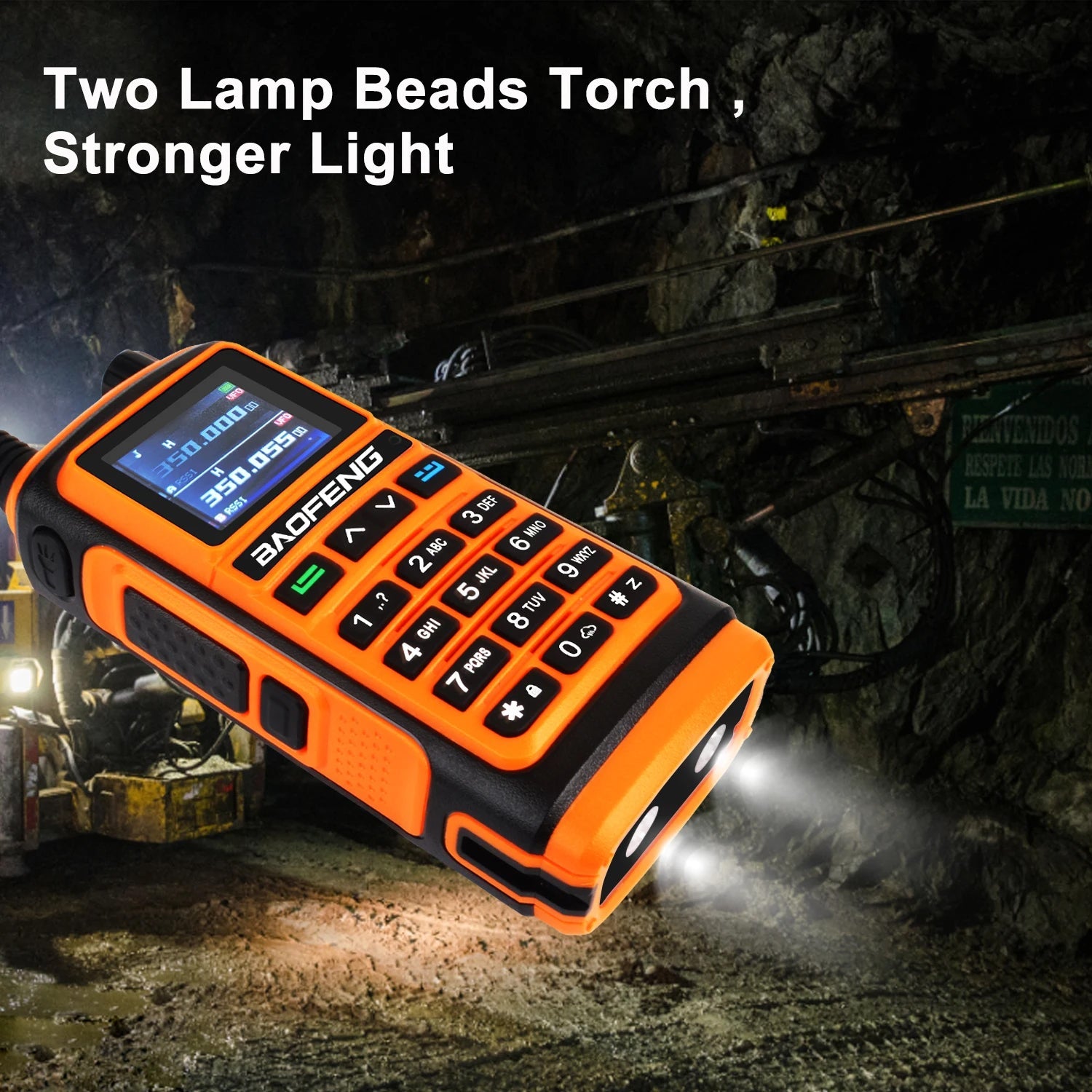 Etherdio Rugged Dual-Band GPS Walkie Talkie & Ham Radio