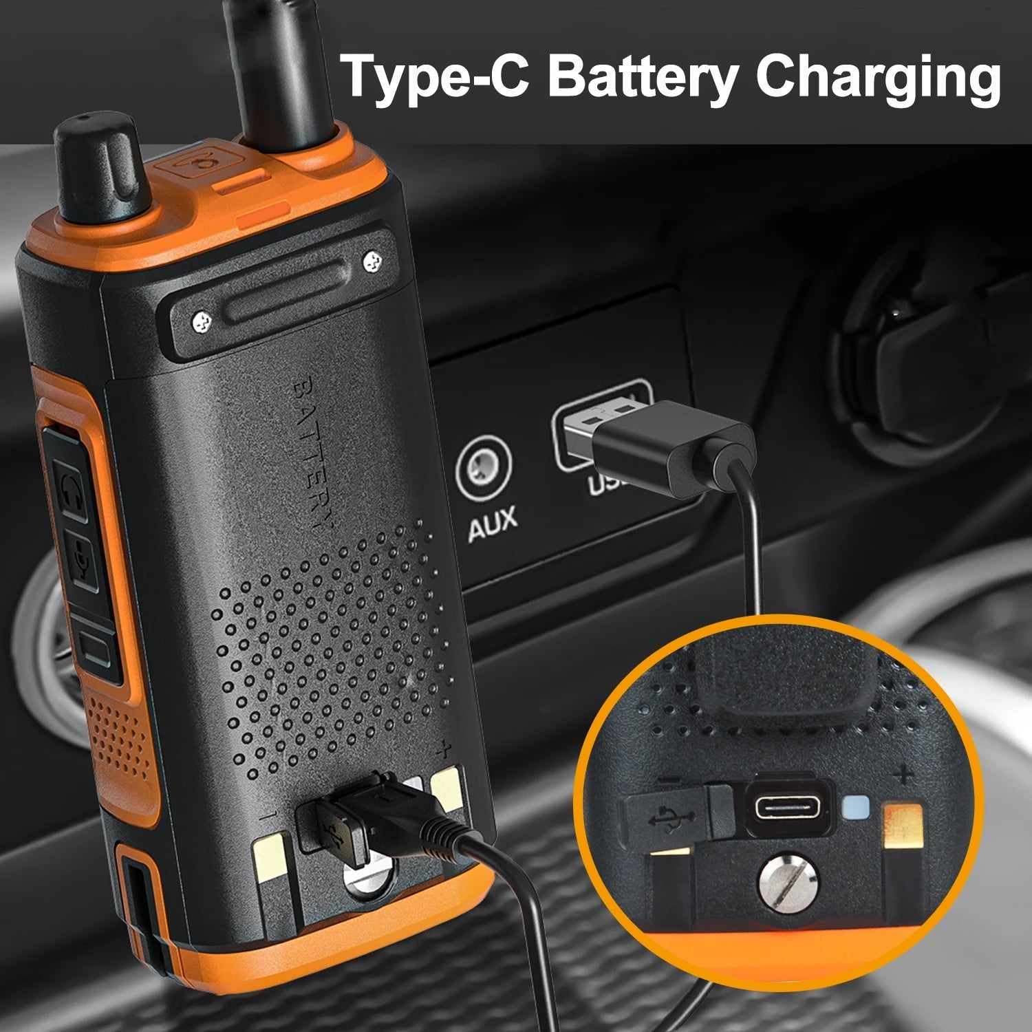 Etherdio Rugged Dual-Band GPS Walkie Talkie & Ham Radio