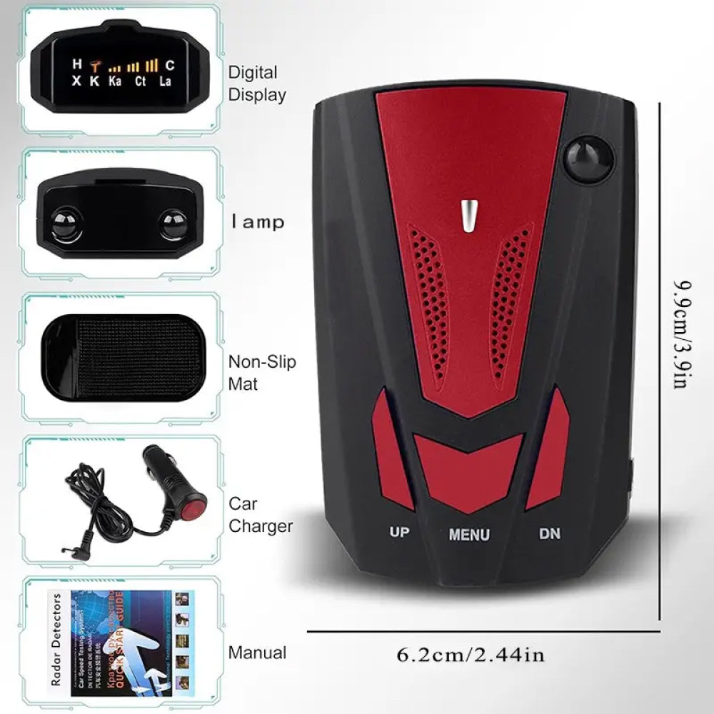 FalconLix Long Range 360-Degree Radar Detector