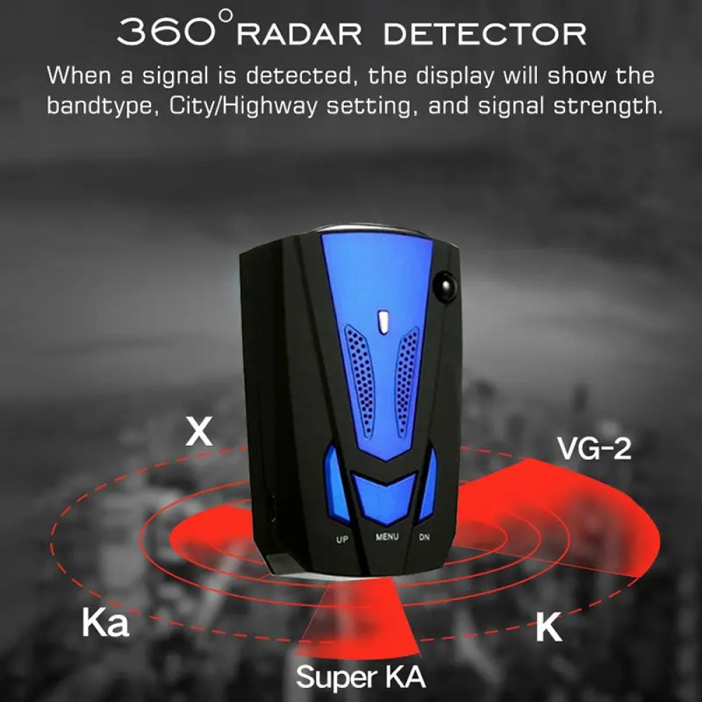 FalconLix Long Range 360-Degree Radar Detector