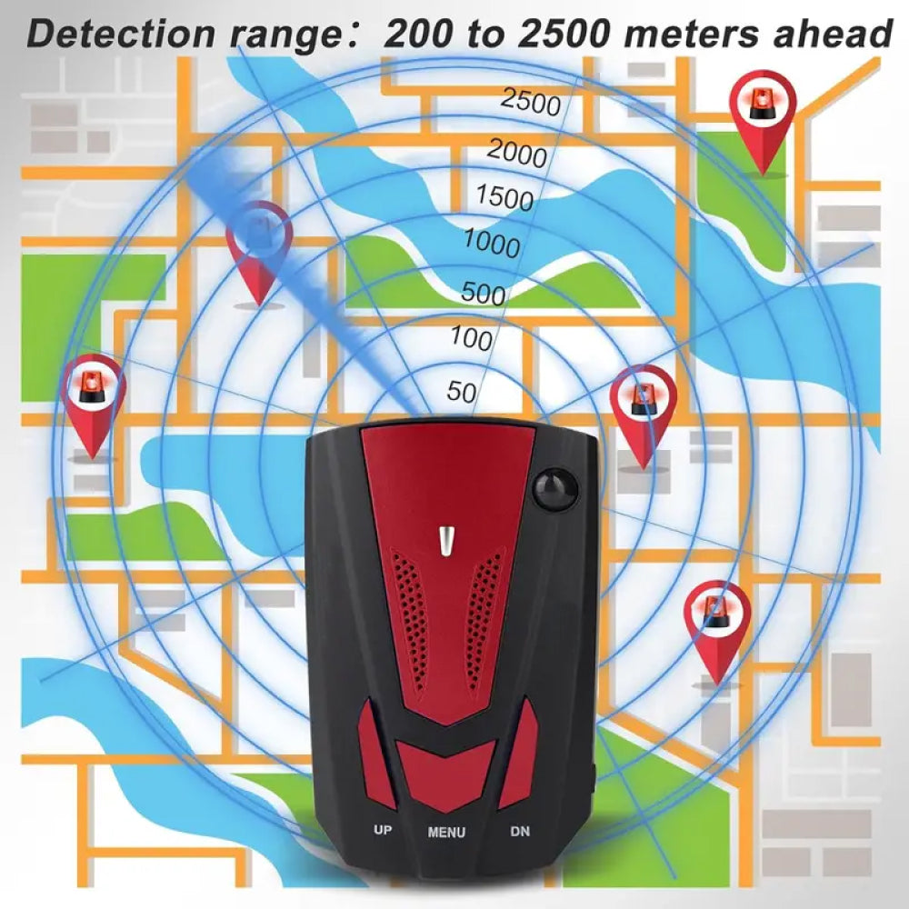 FalconLix Long Range 360-Degree Radar Detector