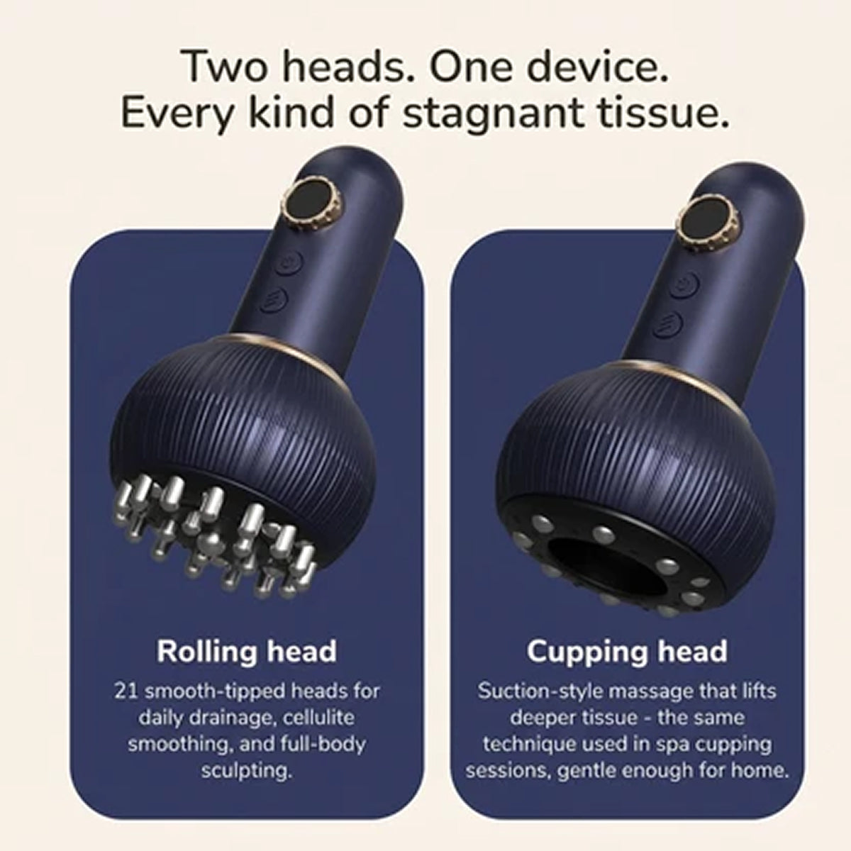 Flowdreno Lymphatic Drainage Massager & Cellulite Remover Tool