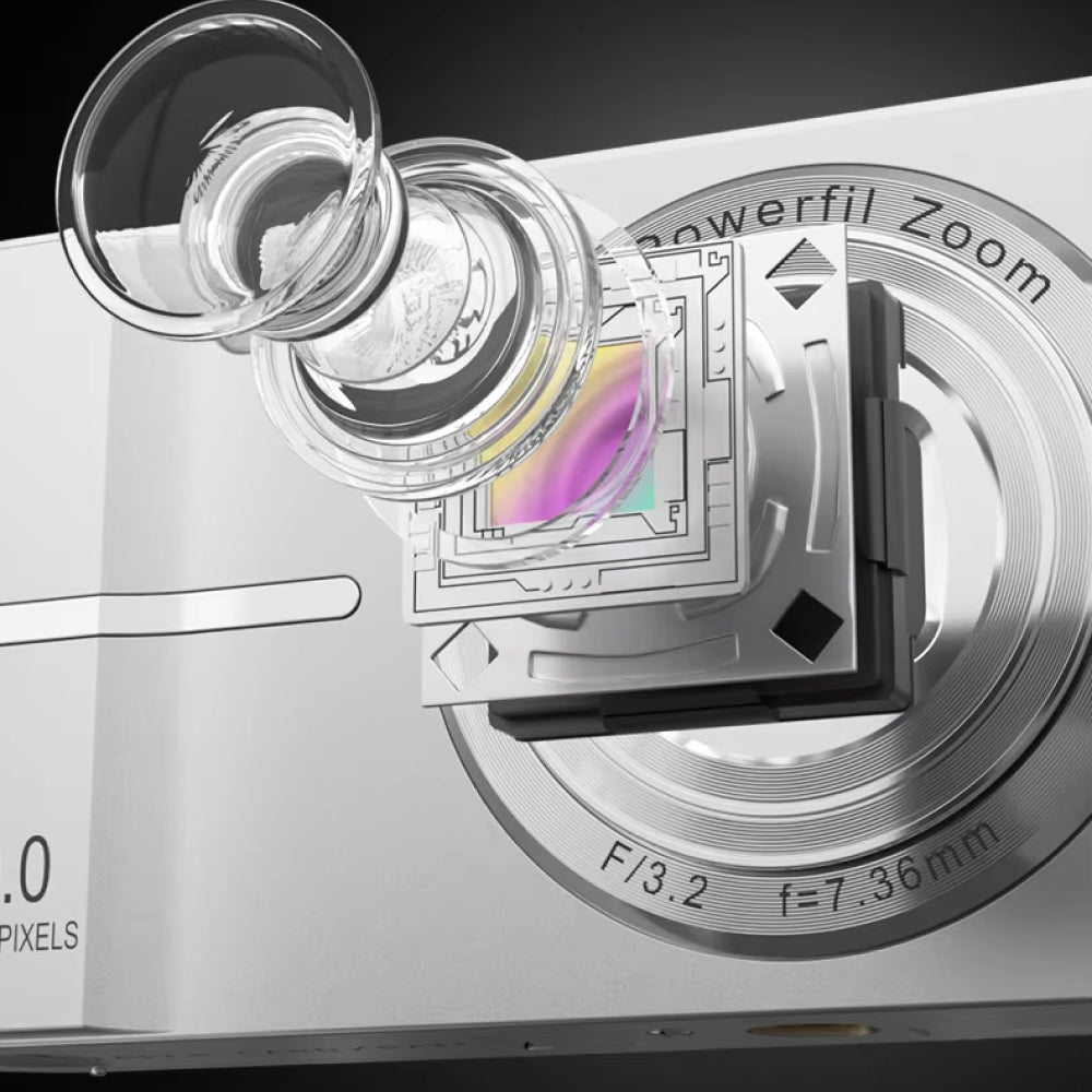 FoceeSnap 50MP 4K HD Digital Camera for Beginners and Vloggers