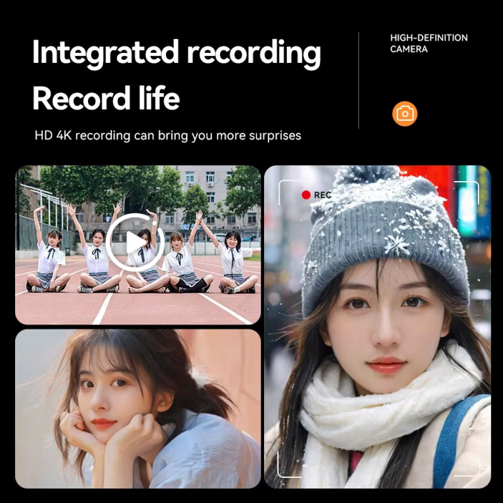 FoceeSnap 50MP 4K HD Digital Camera for Beginners and Vloggers