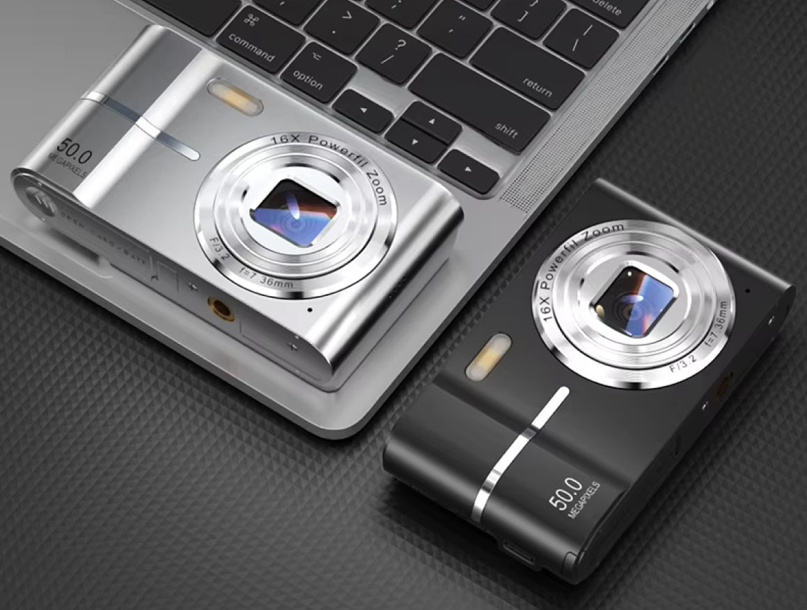 FoceeSnap 50MP 4K HD Digital Camera for Beginners and Vloggers